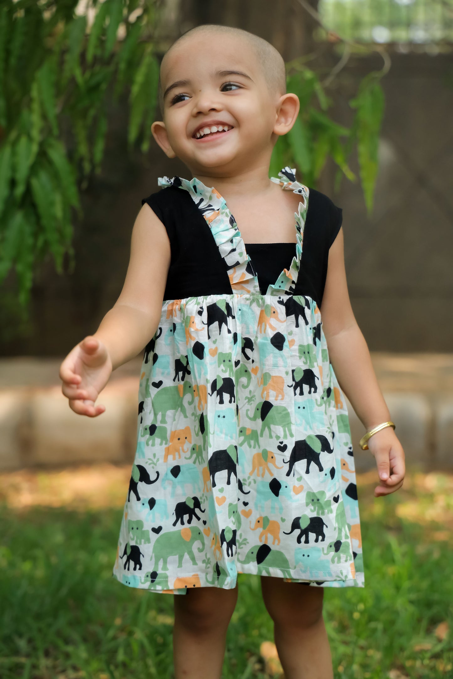 Animal Parade Ruffle Frock