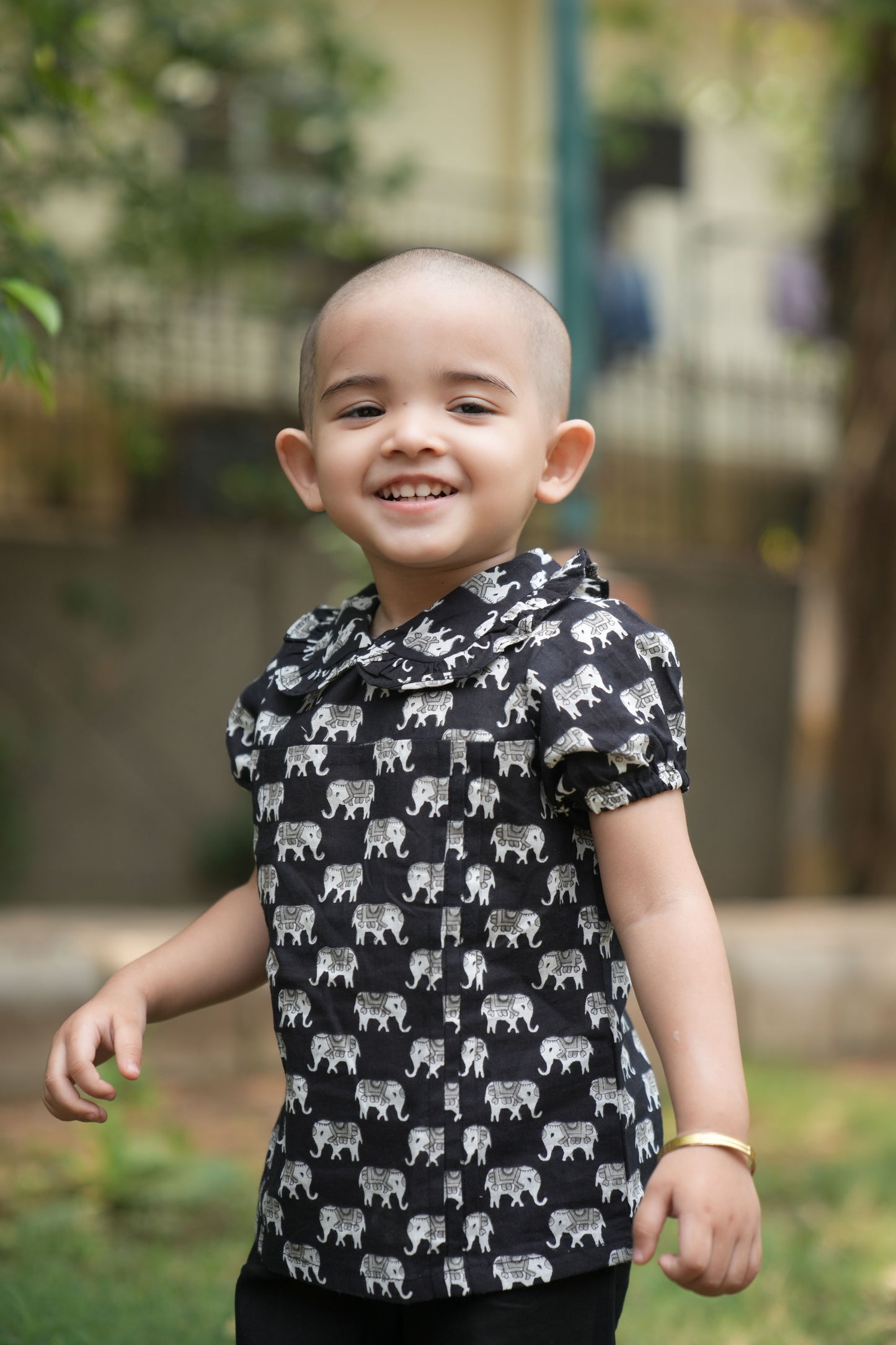 Elephant Pleats Delight Top