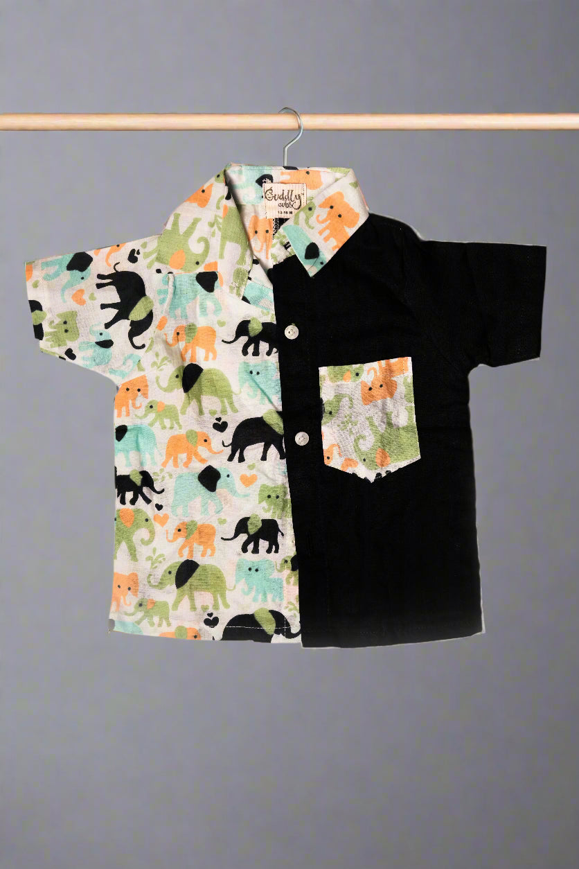 Animal Parade Colorblock Shirt