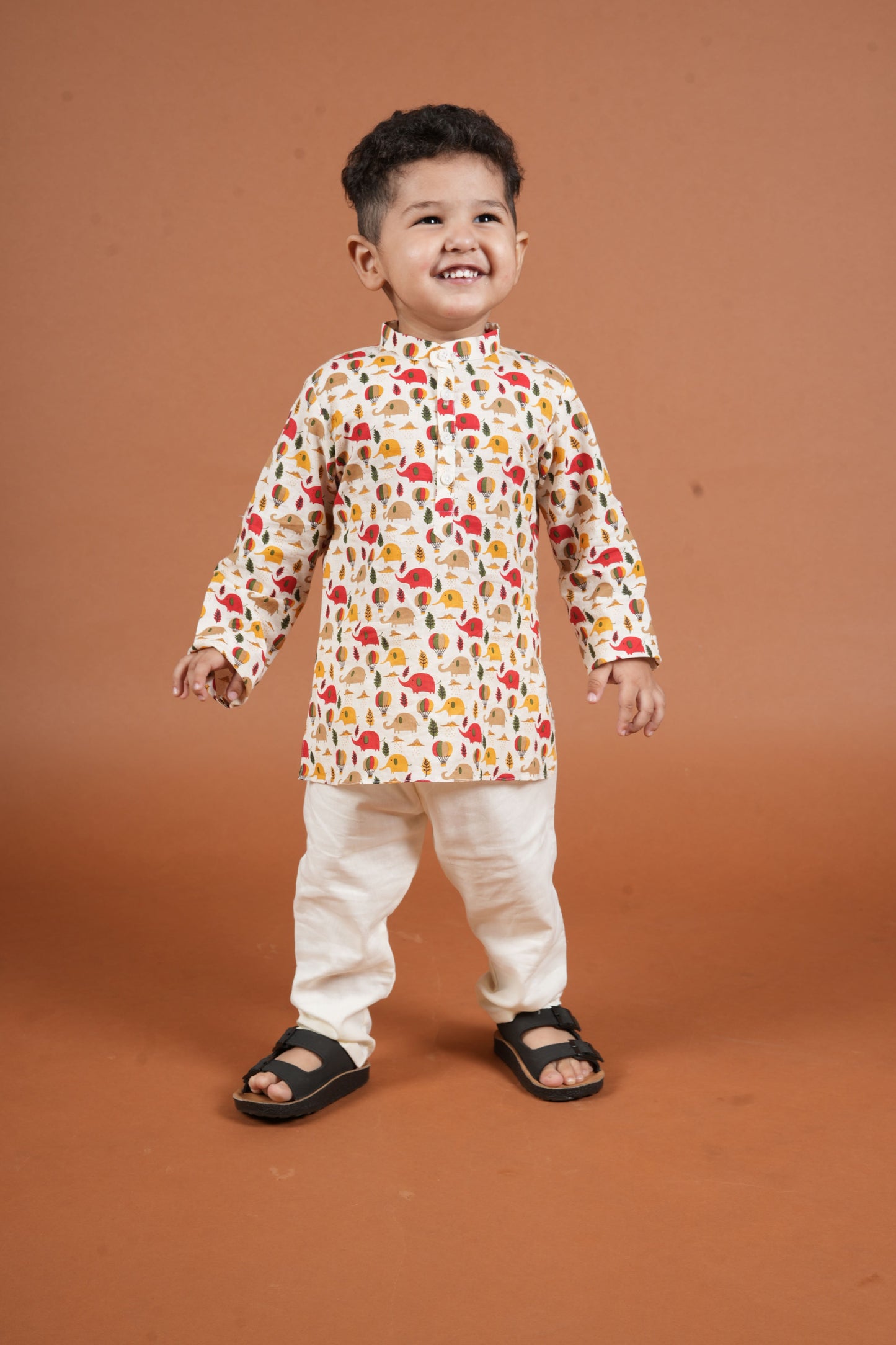 Hot Air Balloon Kurta Set