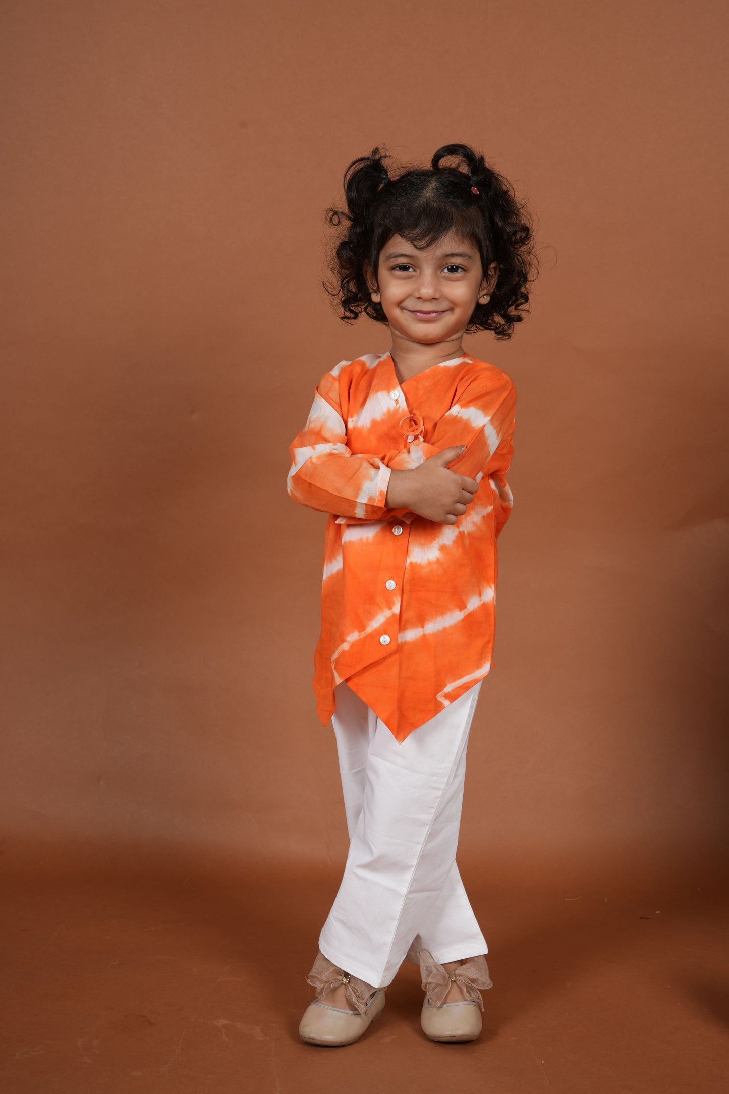 Saffron Glow Angrakha Set