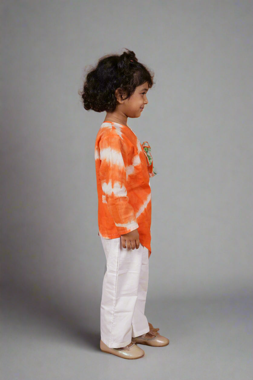 Saffron Glow Angrakha Set