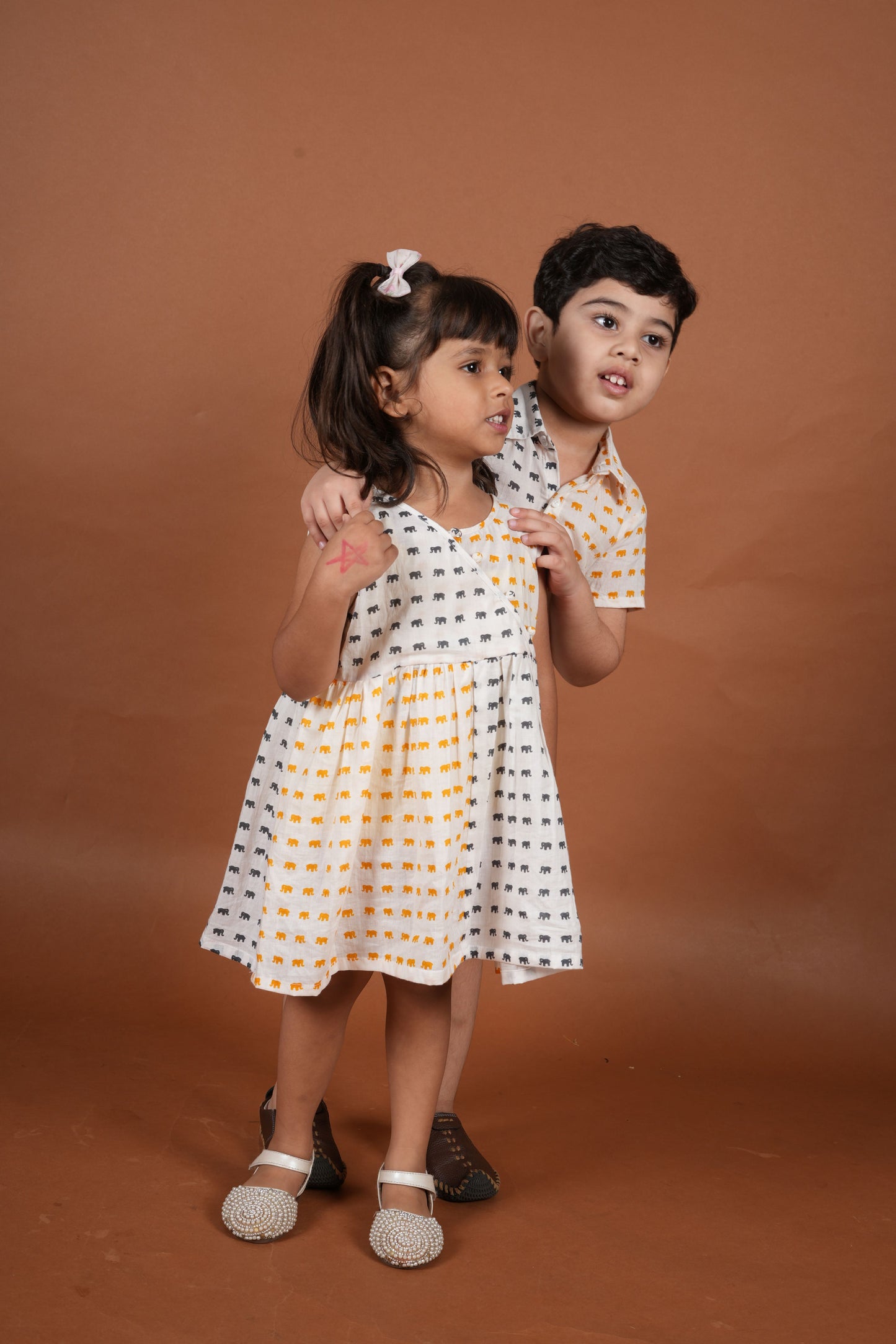 Sun & Storm Twinning Set| Co-ord Set for Boys & Frock for Girls