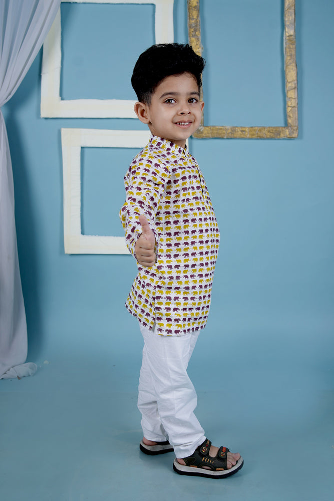 Cuddly Cubs Jumbo Joy Kurta Set