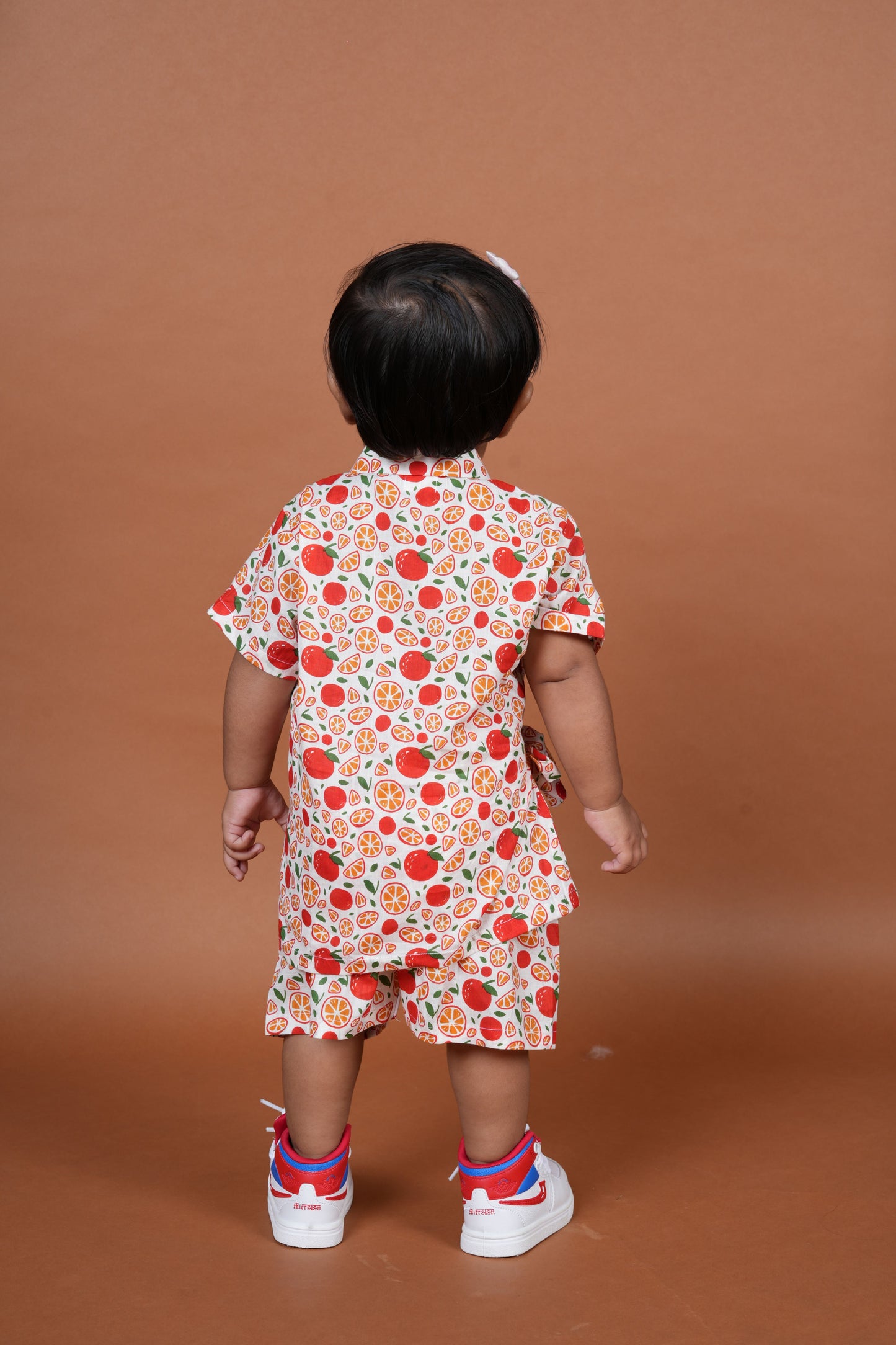 Citrus Carnival Unisex Angrakha Shorts Set
