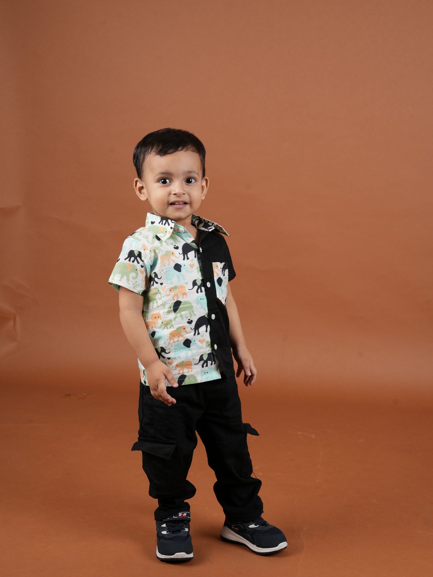 Ele-FRIENDS Forever Twinning Set| Shirt for Boys & Angrakha Set for Girls