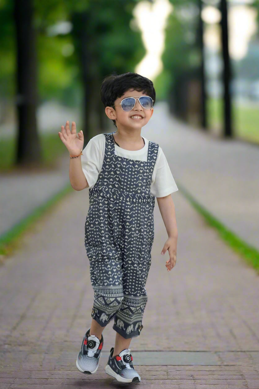 Cotton Denim Safari Dungaree