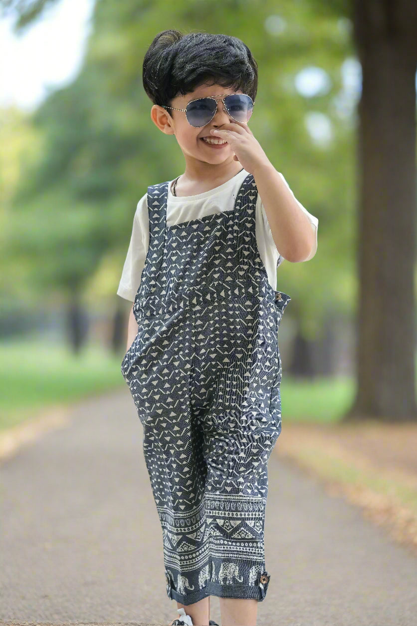 Cotton Denim Safari Dungaree