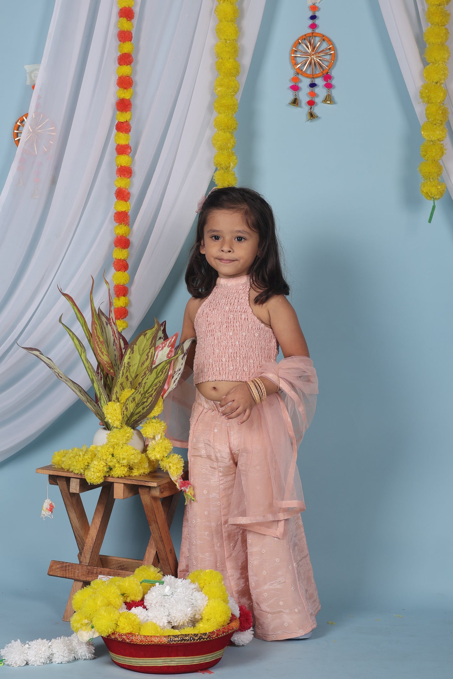 Silken Rose Sharara Set