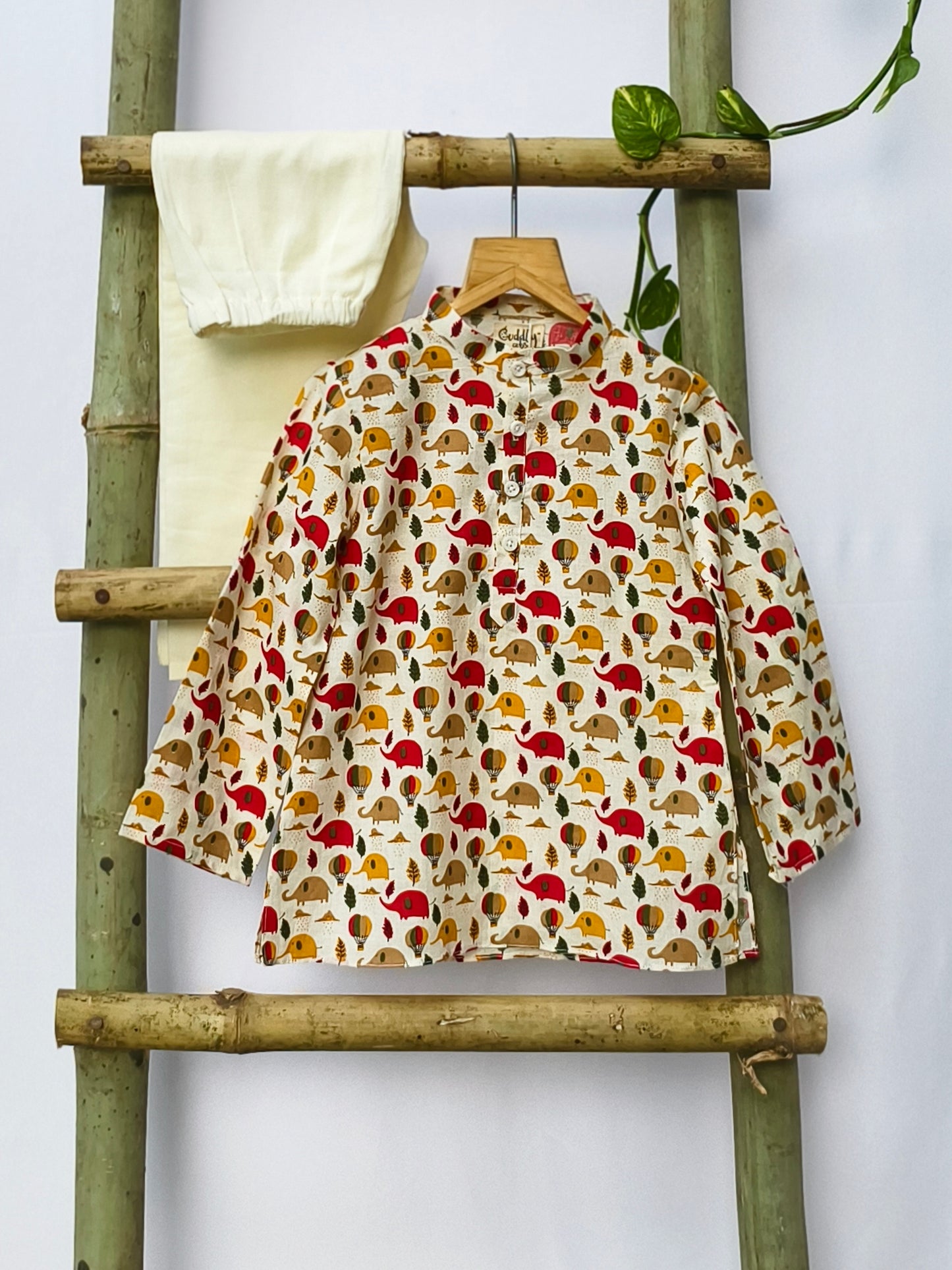Hot Air Balloon Kurta Set