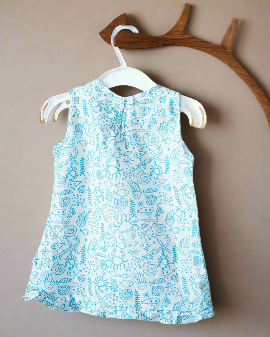 Aqua Dream Cotton Night Dress