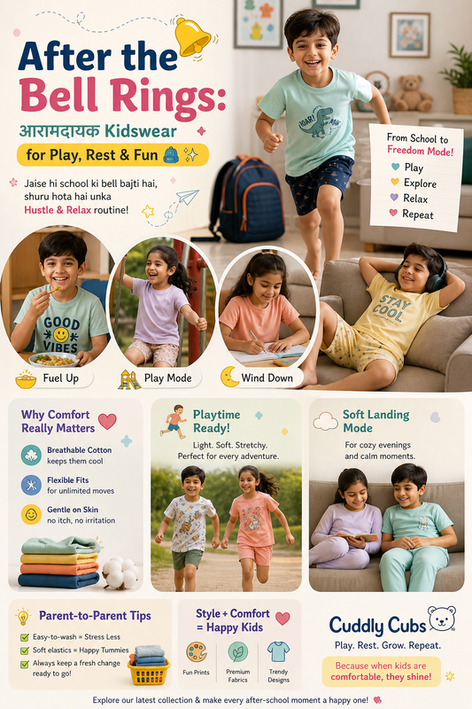 After the Bell Rings: आरामदायक Kidswear for Play, Rest &amp; Fun 🎒✨