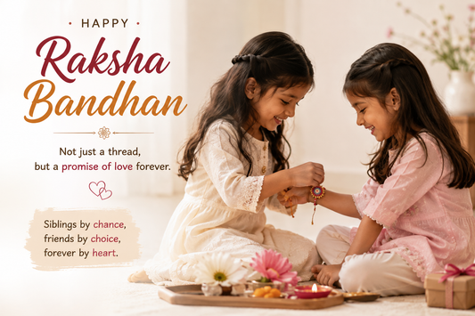 🎀 Raksha Bandhan: More Than a Rakhi, It’s a Sibling Bond