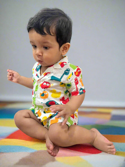 Cuddly Cubs Boys Zoofari Co- ord pack