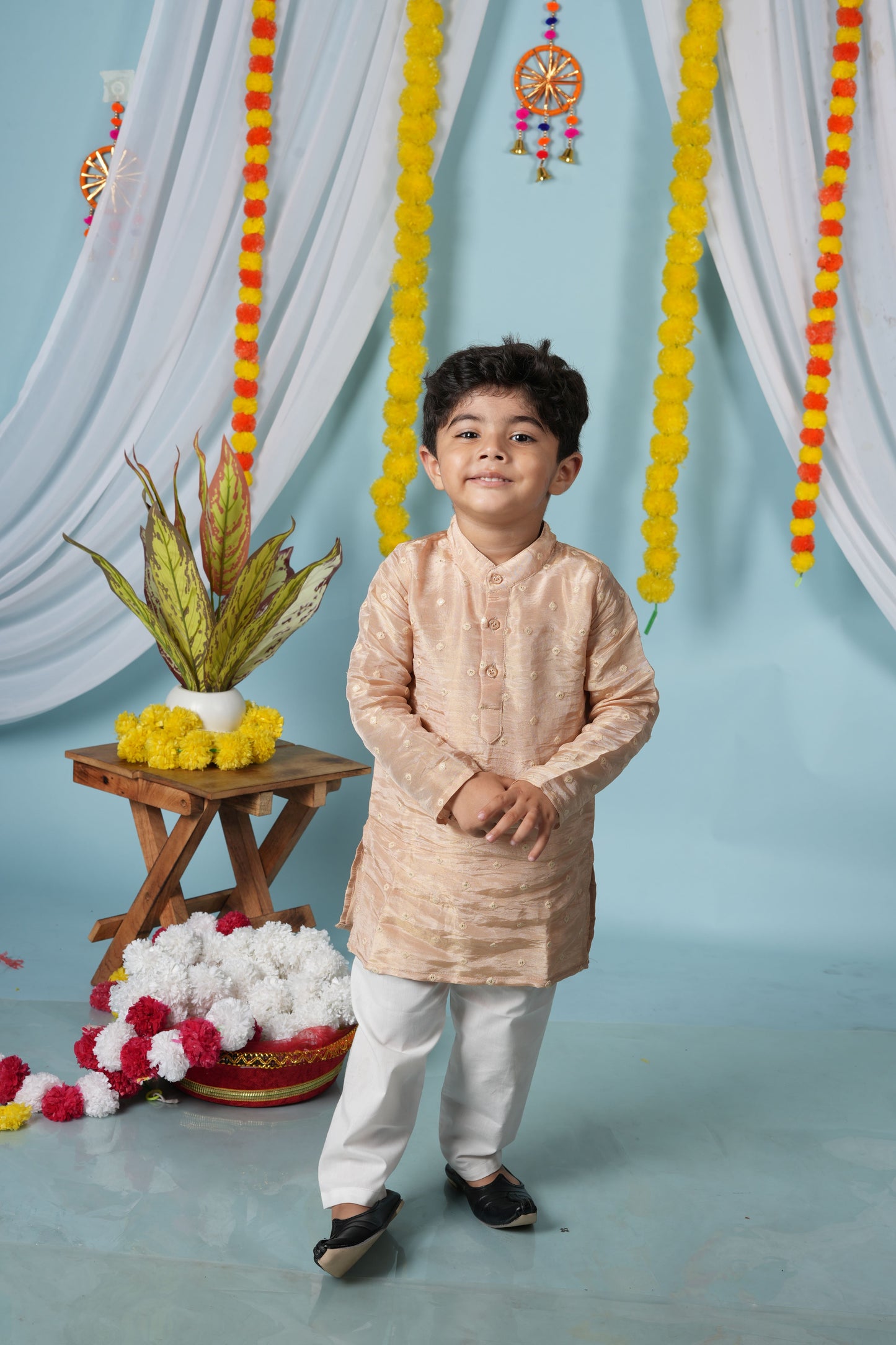 Silken Taupe Kurta Set