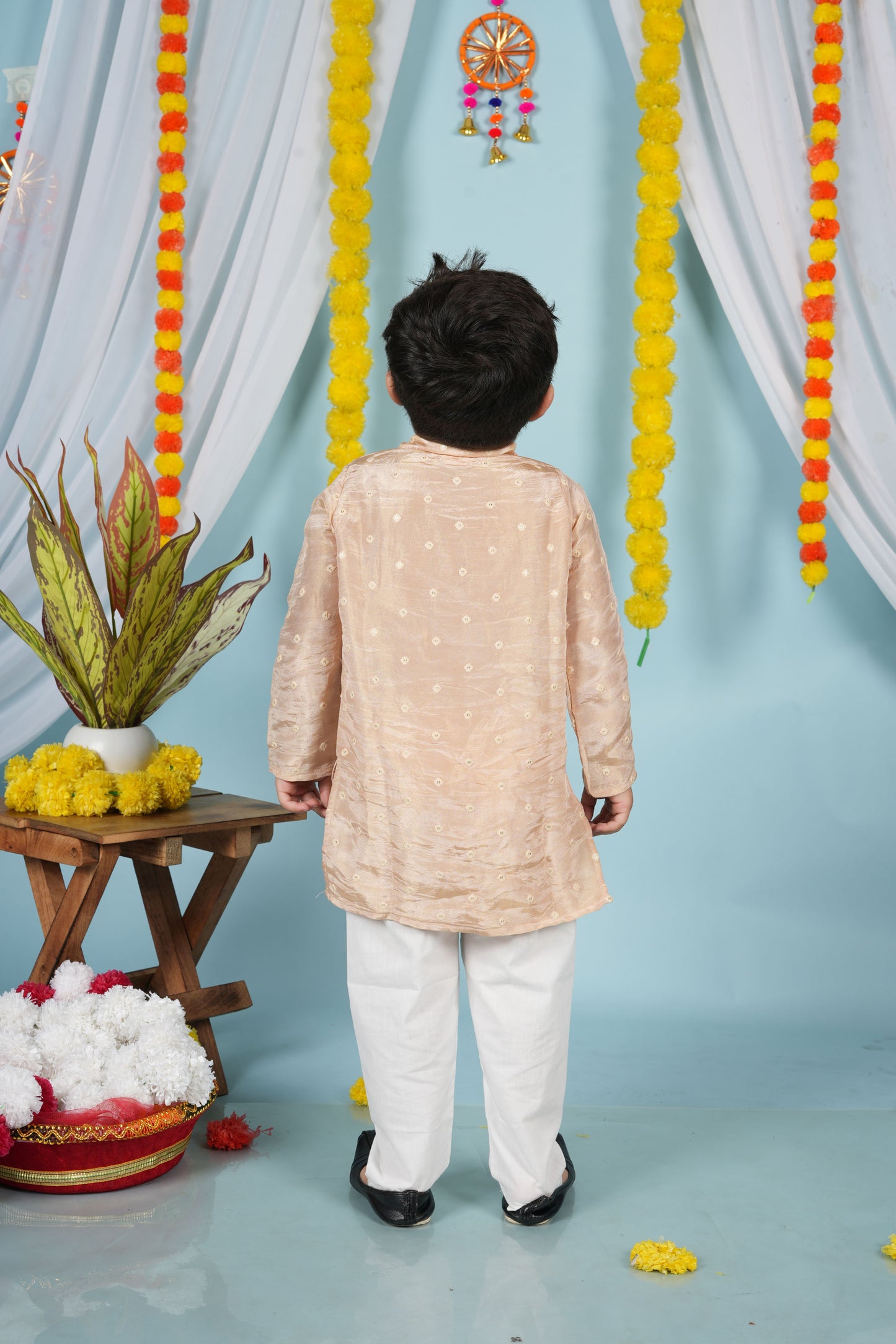 Silken Taupe Kurta Set