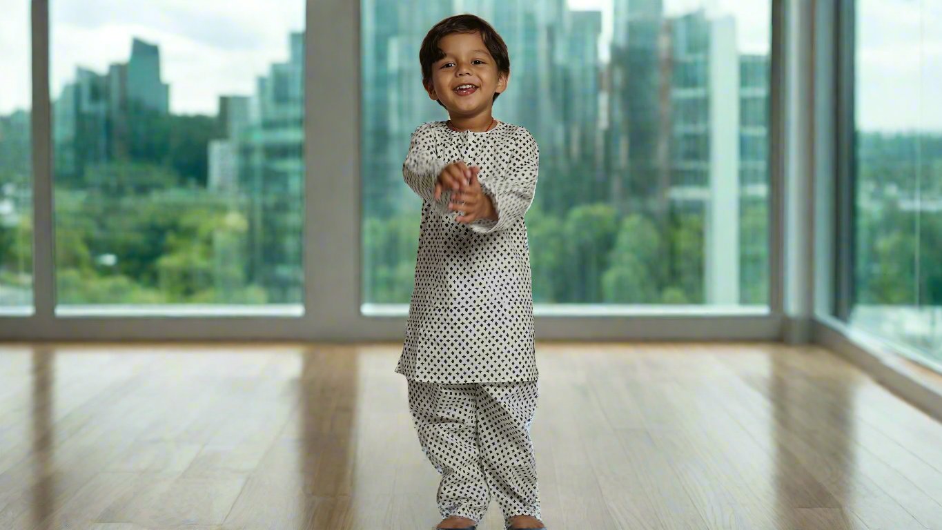 Black Diamond Kurta cum Co-ord Set