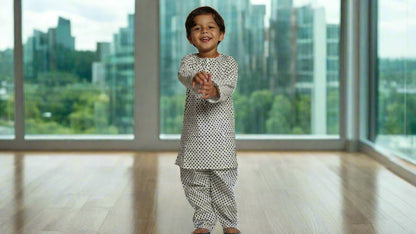 Black Diamond Kurta cum Co-ord Set