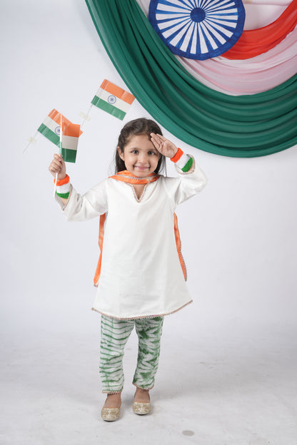 Little Tiranga Tunic Set