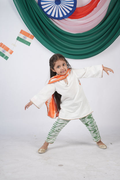 Little Tiranga Tunic Set
