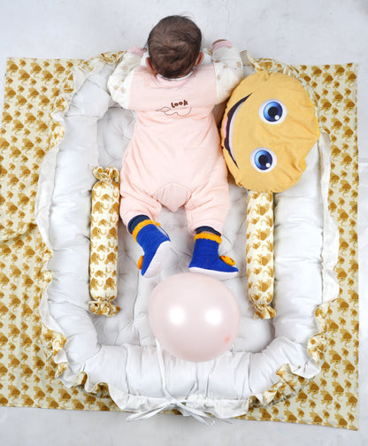 Sunny Elephant Snuggles Cotton Gaddi Set