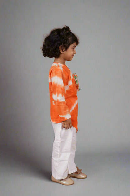 Saffron Glow Angrakha Set