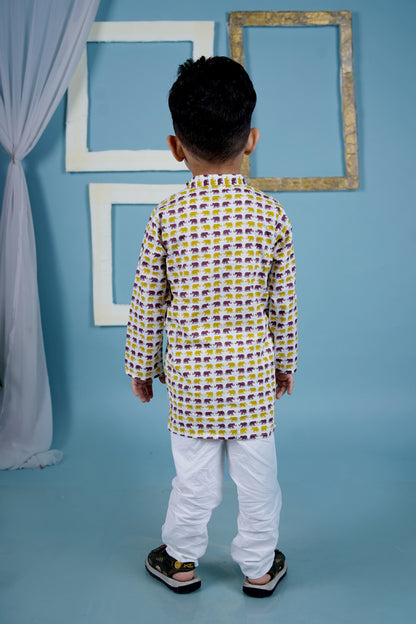 Cuddly Cubs Jumbo Joy Kurta Set
