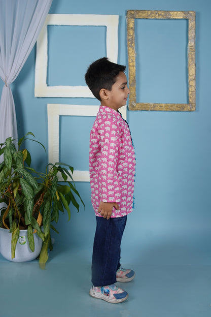 Cuddly Cubs Twin Tone Trunk Short Kurta
