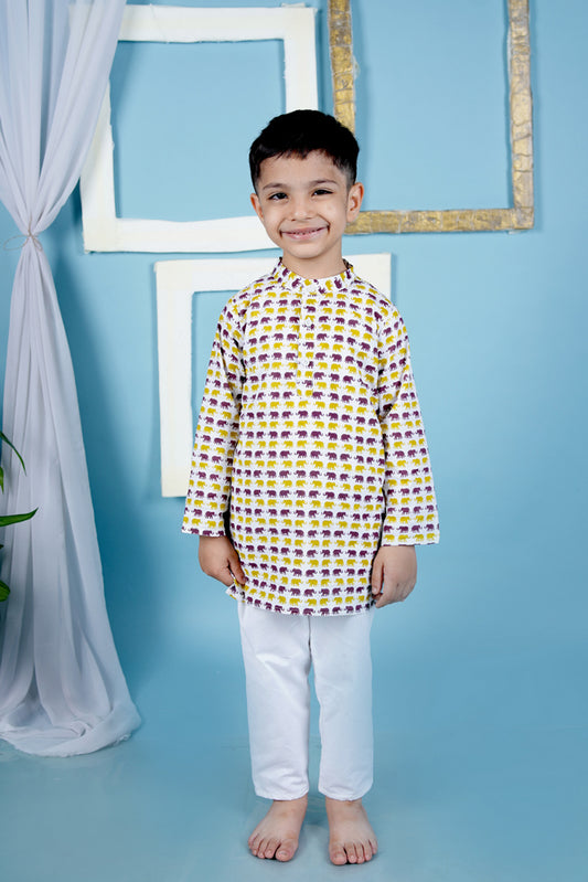 Cuddly Cubs Jumbo Joy Kurta Set