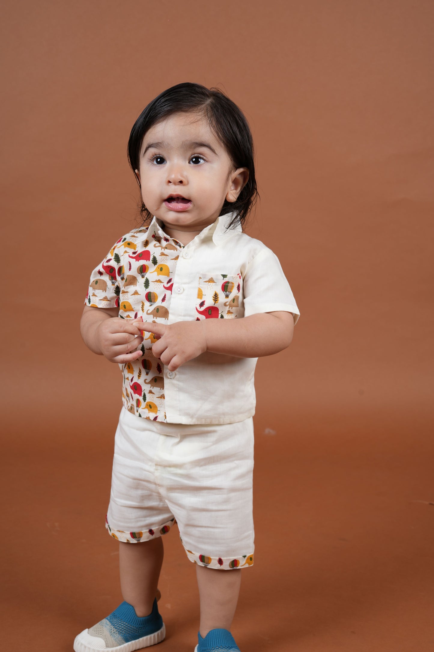 Cuddly Cubs Boys Sky & Safari co ord set pack