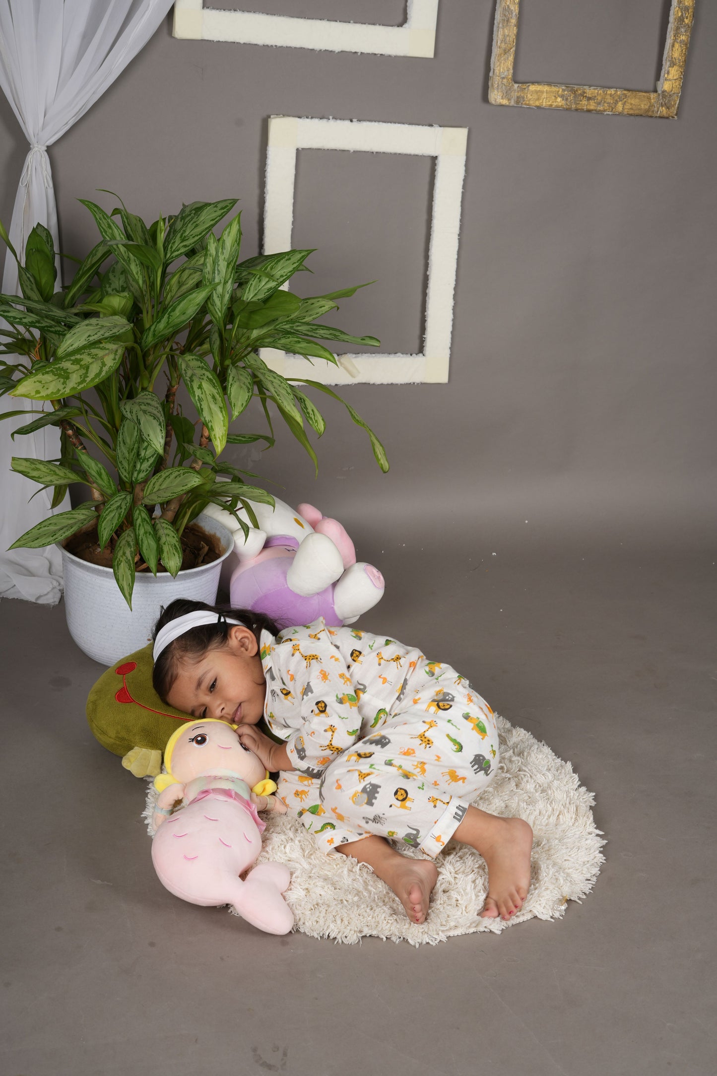 Wild Whispers Nightsuit (Mul Cotton)