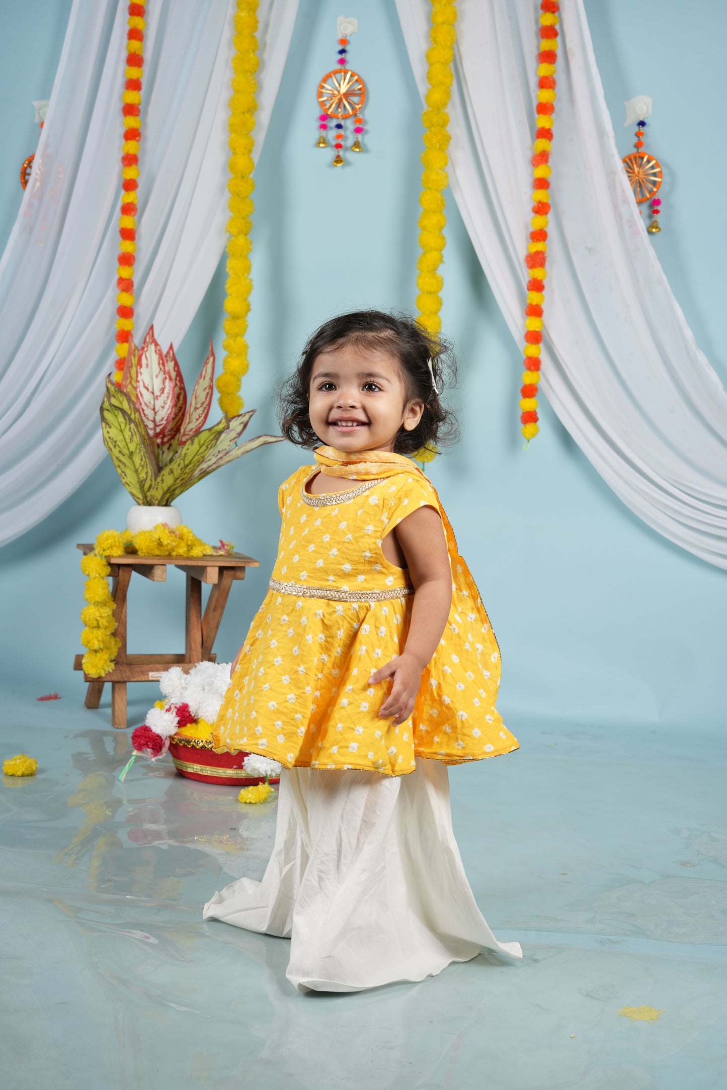 Marigold Muse Sharara Set