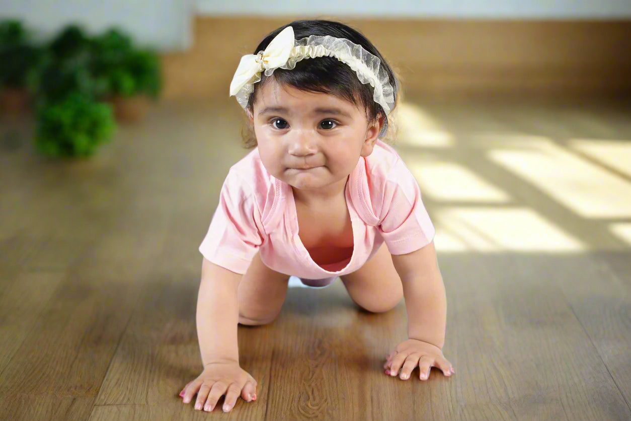 Snuggle Romper in Blush- Supima Cotton Romper