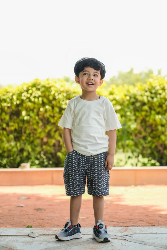 Cotton Denim Safari Unisex Shorts