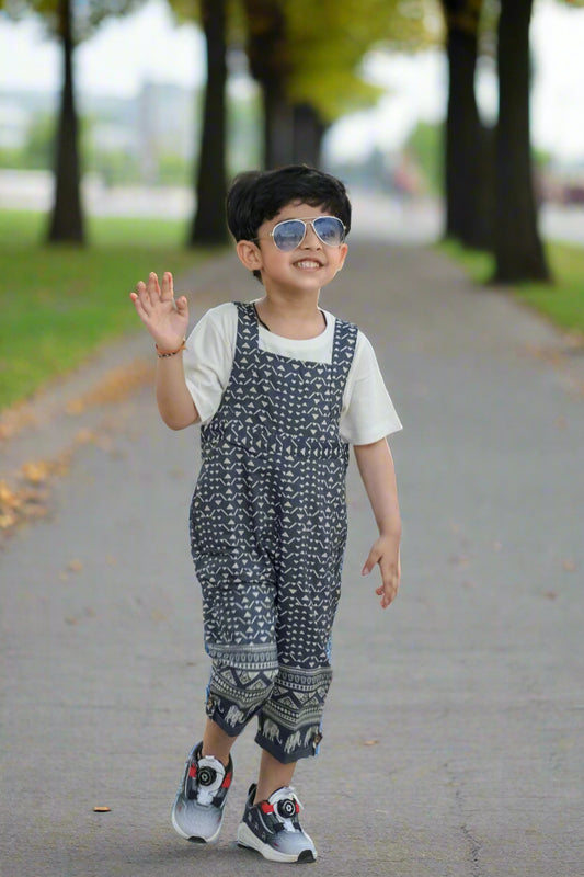 Cotton Denim Safari Dungaree