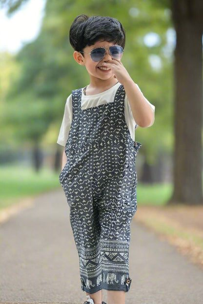 Cotton Denim Safari Dungaree