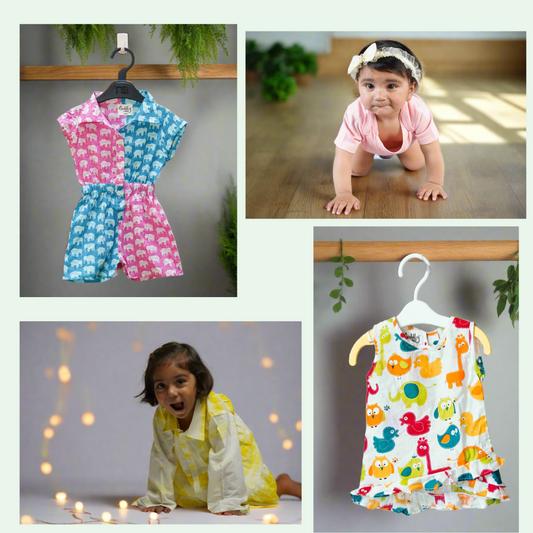 Everyday Cuddles – Girl’s First Year Wardrobe [Set of 4]