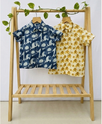 Cuddly Cubs Boys Elephant Trail Shirt Pack