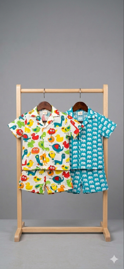 Cuddly Cubs Boys Zoofari Co- ord pack