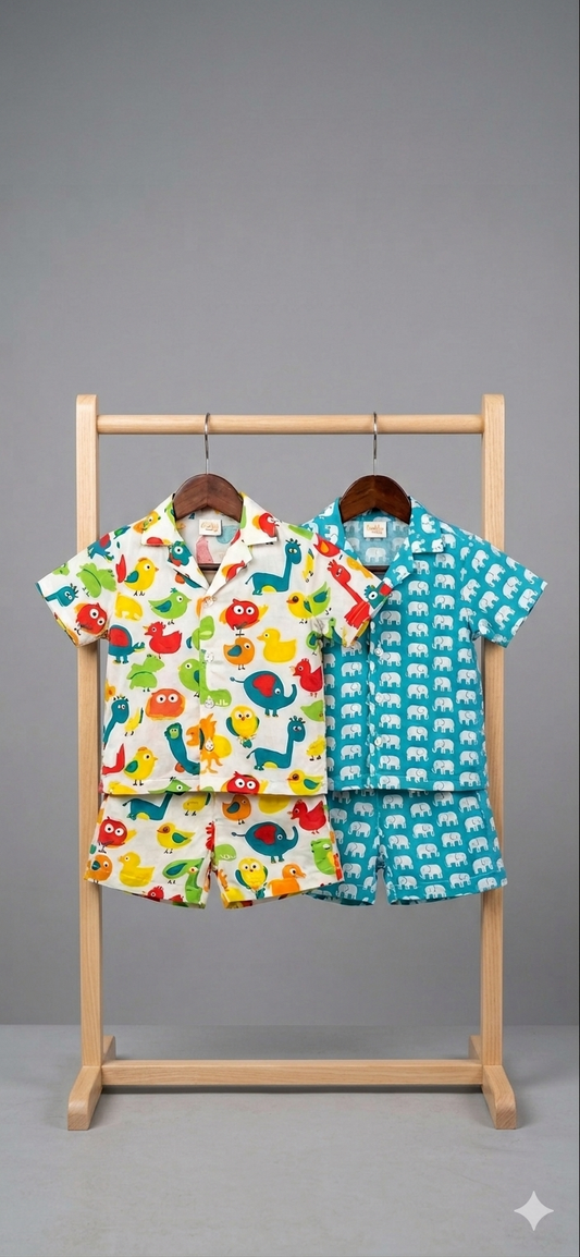 Cuddly Cubs Boys Zoofari Co- ord pack