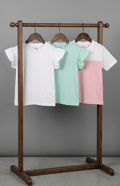 Cuddly Cubs Girls Everyday Supima T shirt Pack