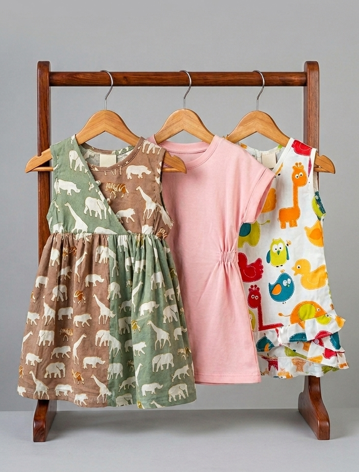 Cuddly Cubs Girls Daily dress & frock set