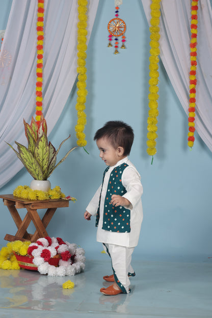 Garden Sage Kurta Dhoti Set