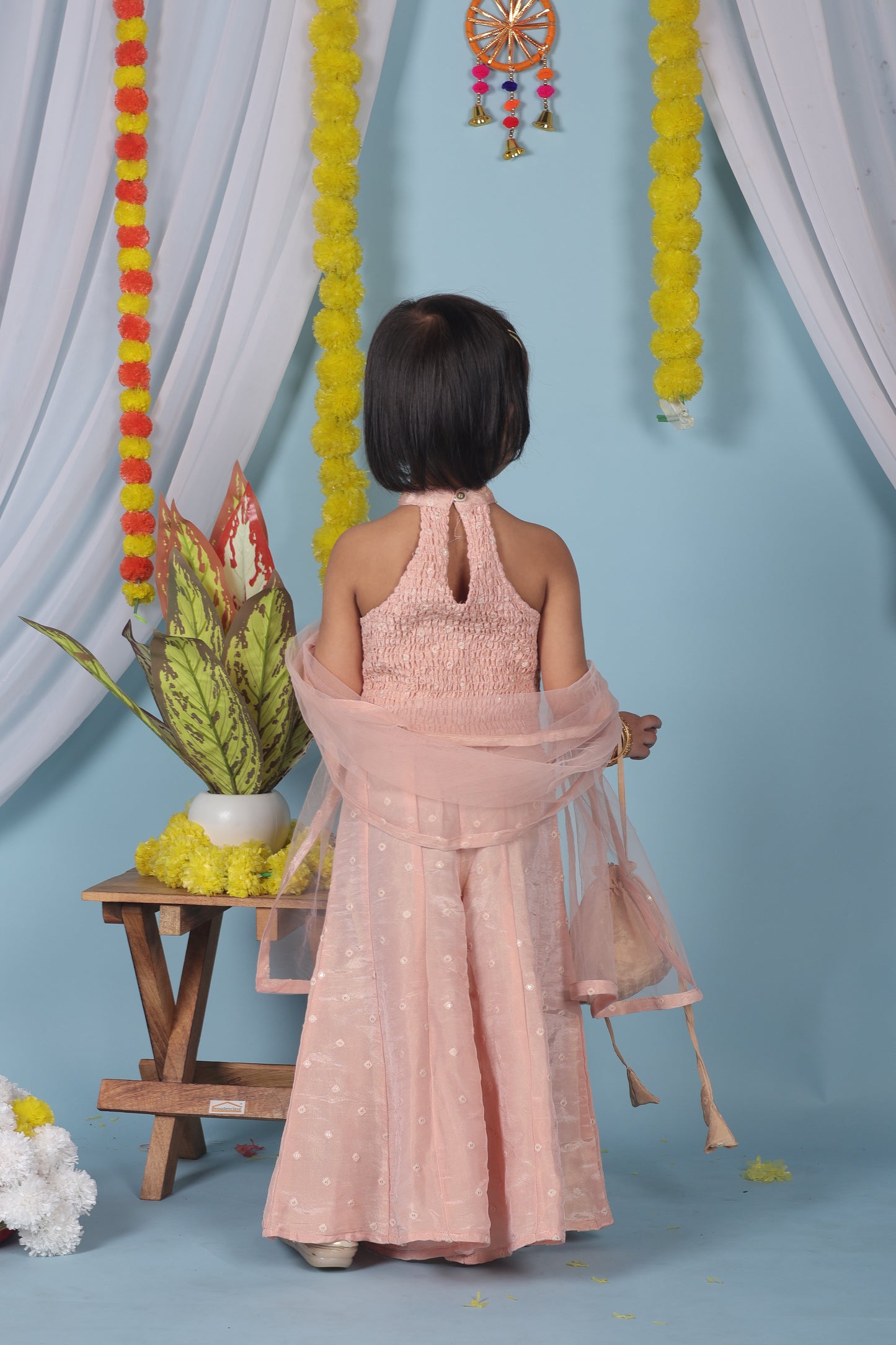 Silken Rose Sharara Set