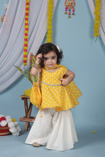 Marigold Muse Sharara Set