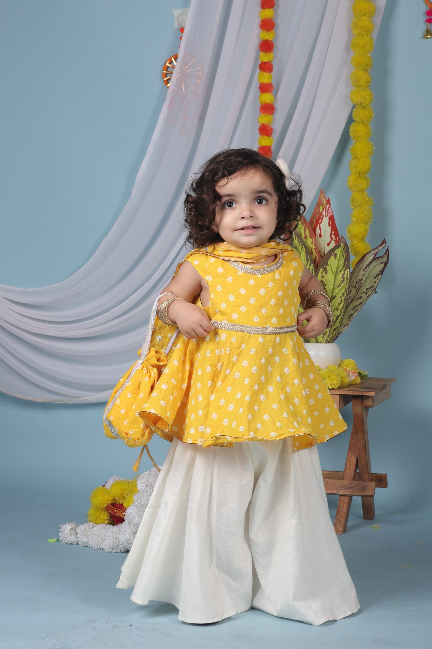 Marigold Muse Sharara Set