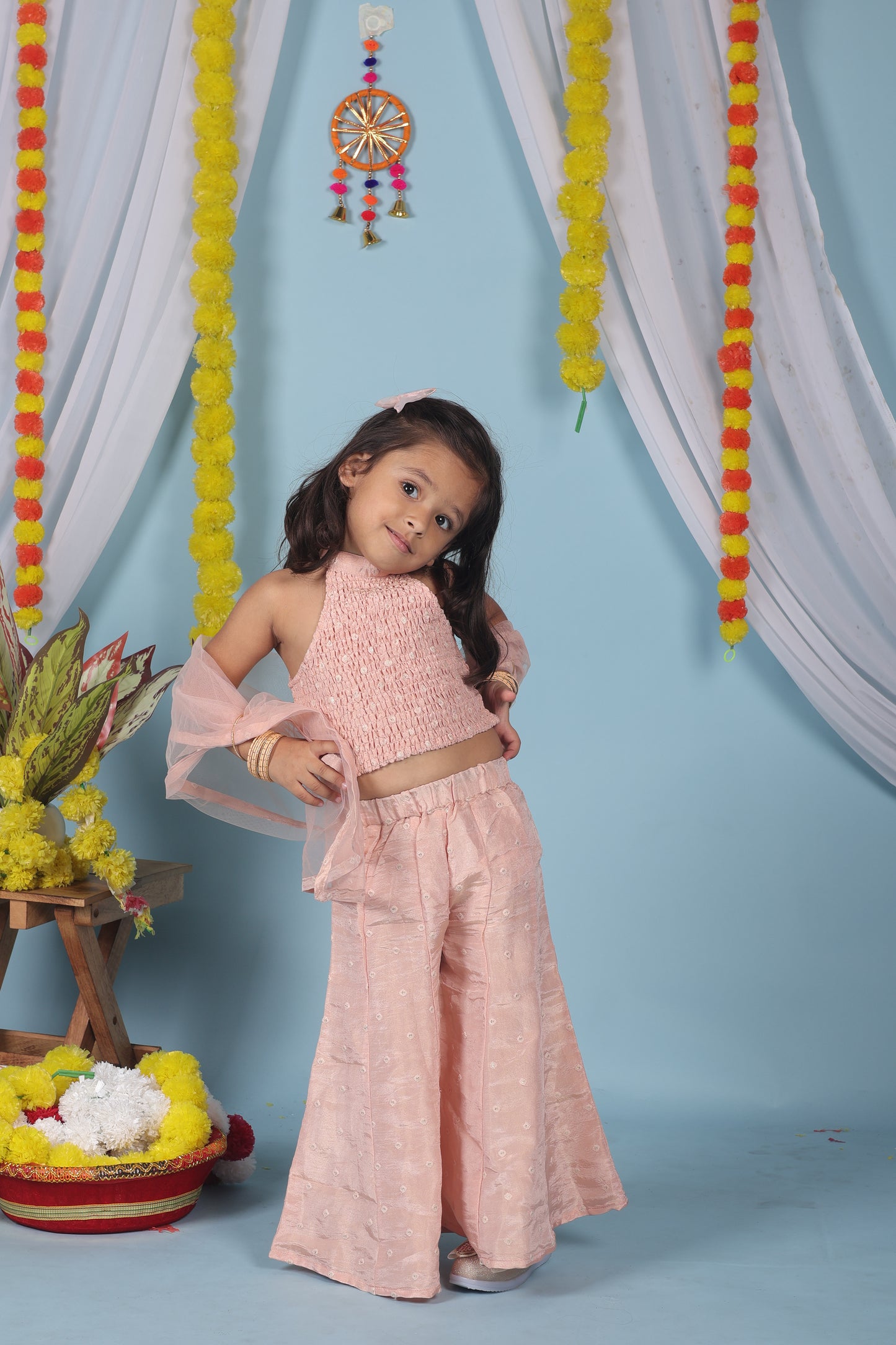 Silken Rose Sharara Set