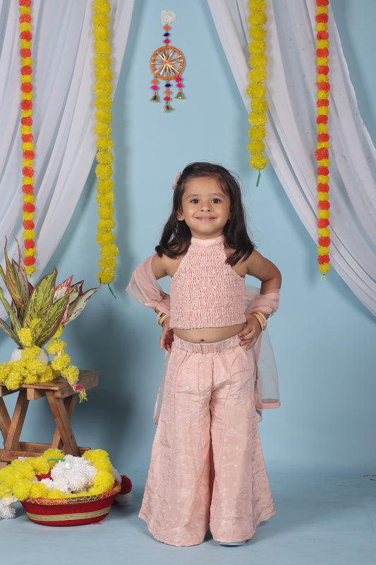 Silken Rose Sharara Set