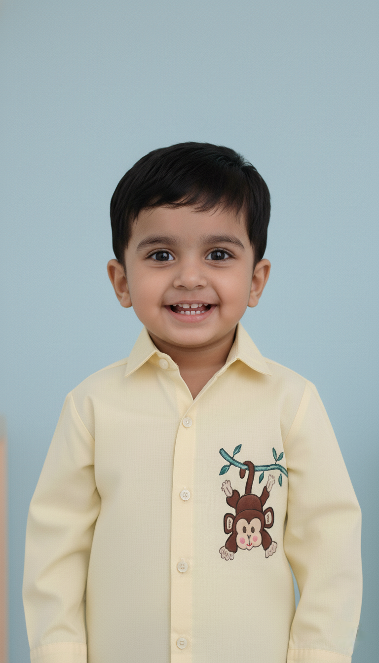 Monkey Mischief Full Sleeves Shirt