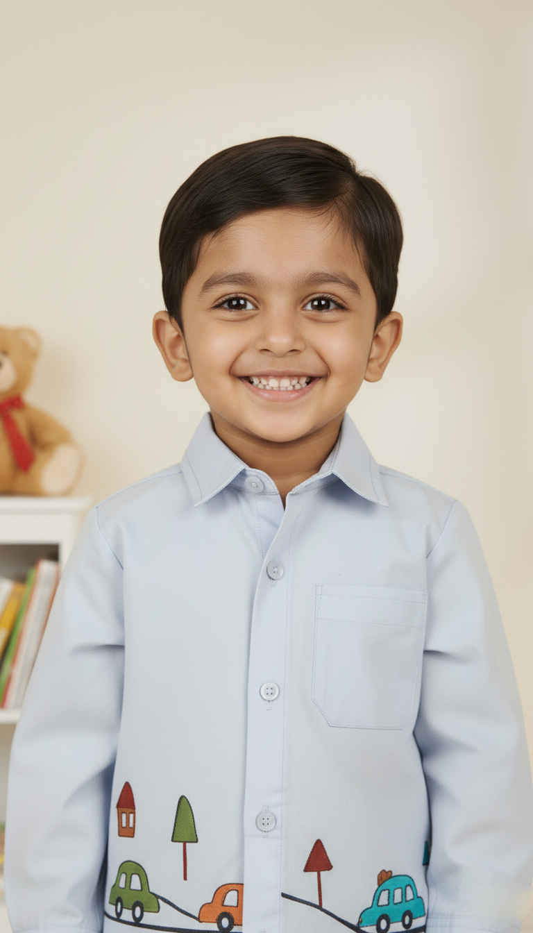 Vroom Vibes Full Sleeves Shirt